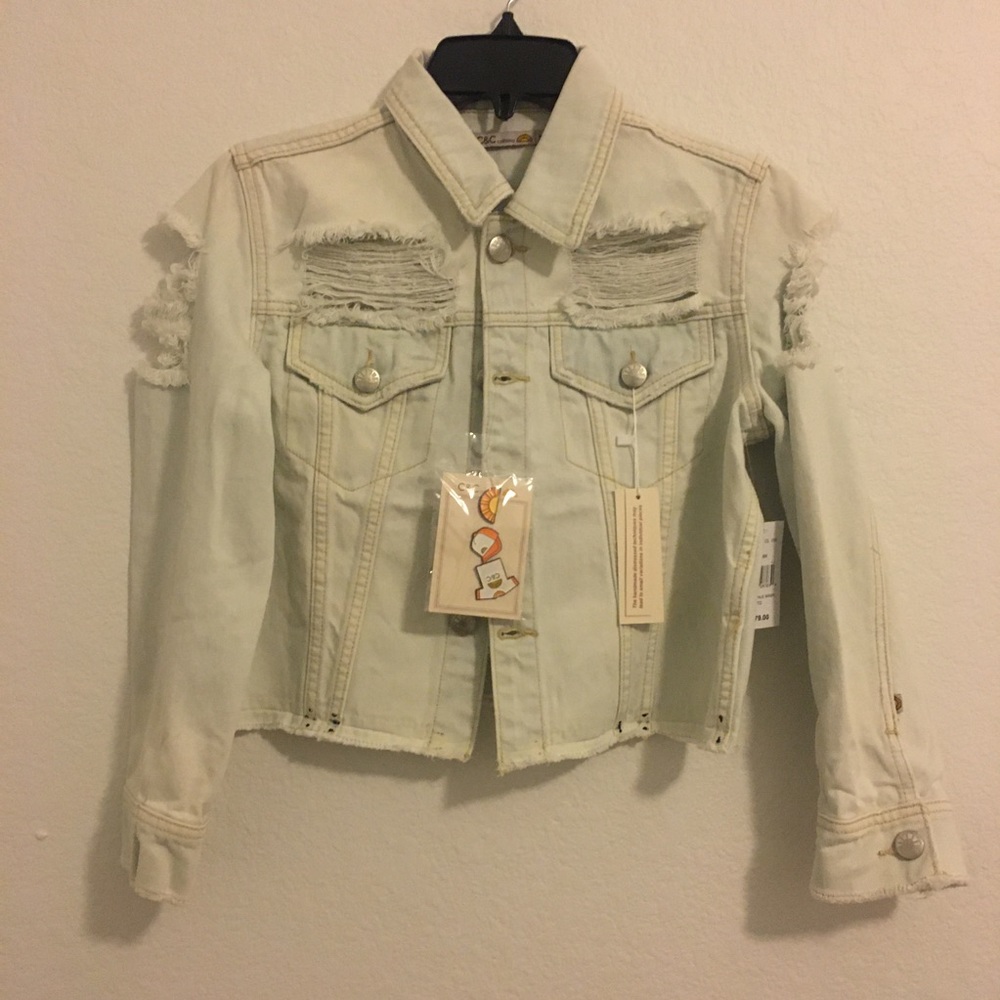C&C California distressed Jean Jacket